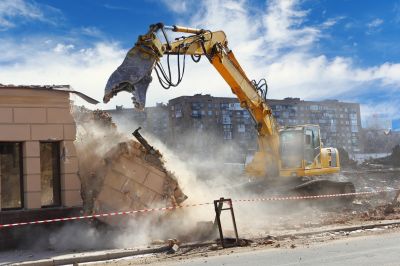 Demolition Machinery in Action