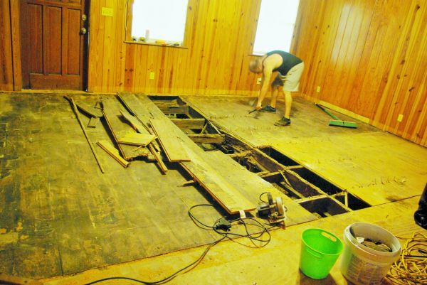 Subfloor Demolition in Foley